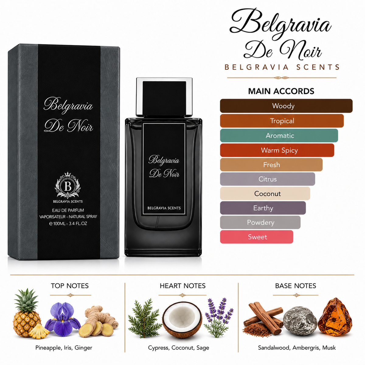 Belgravia De Noir 100 ML/3.4 FL Oz